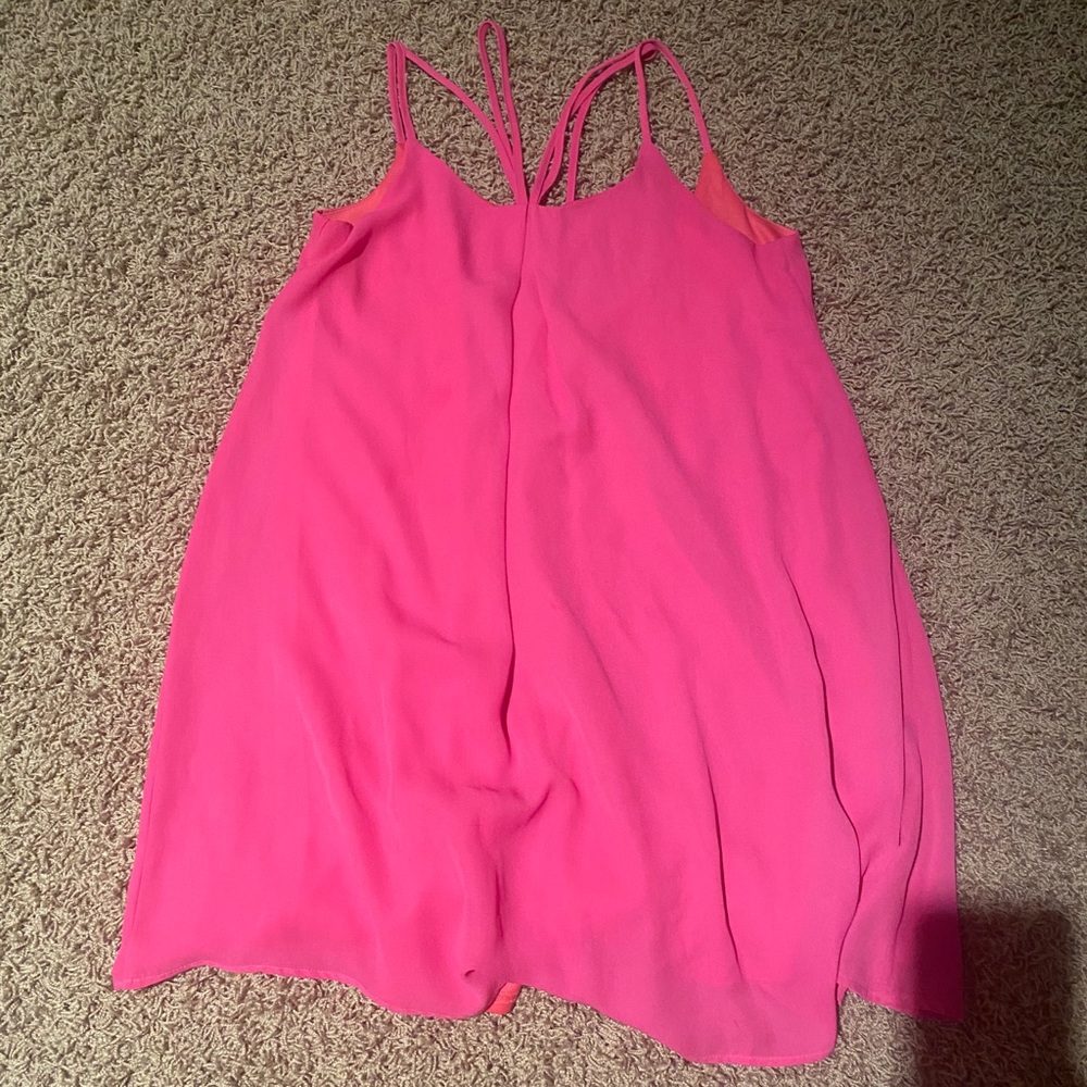 Loveriche hot pink dress